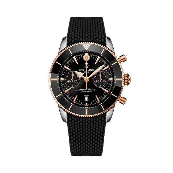 Superocean Heritage B01 Chronograph 42- Stainless Steel & 18k Red Gold/ Black - Provident Jewelry E-commerce