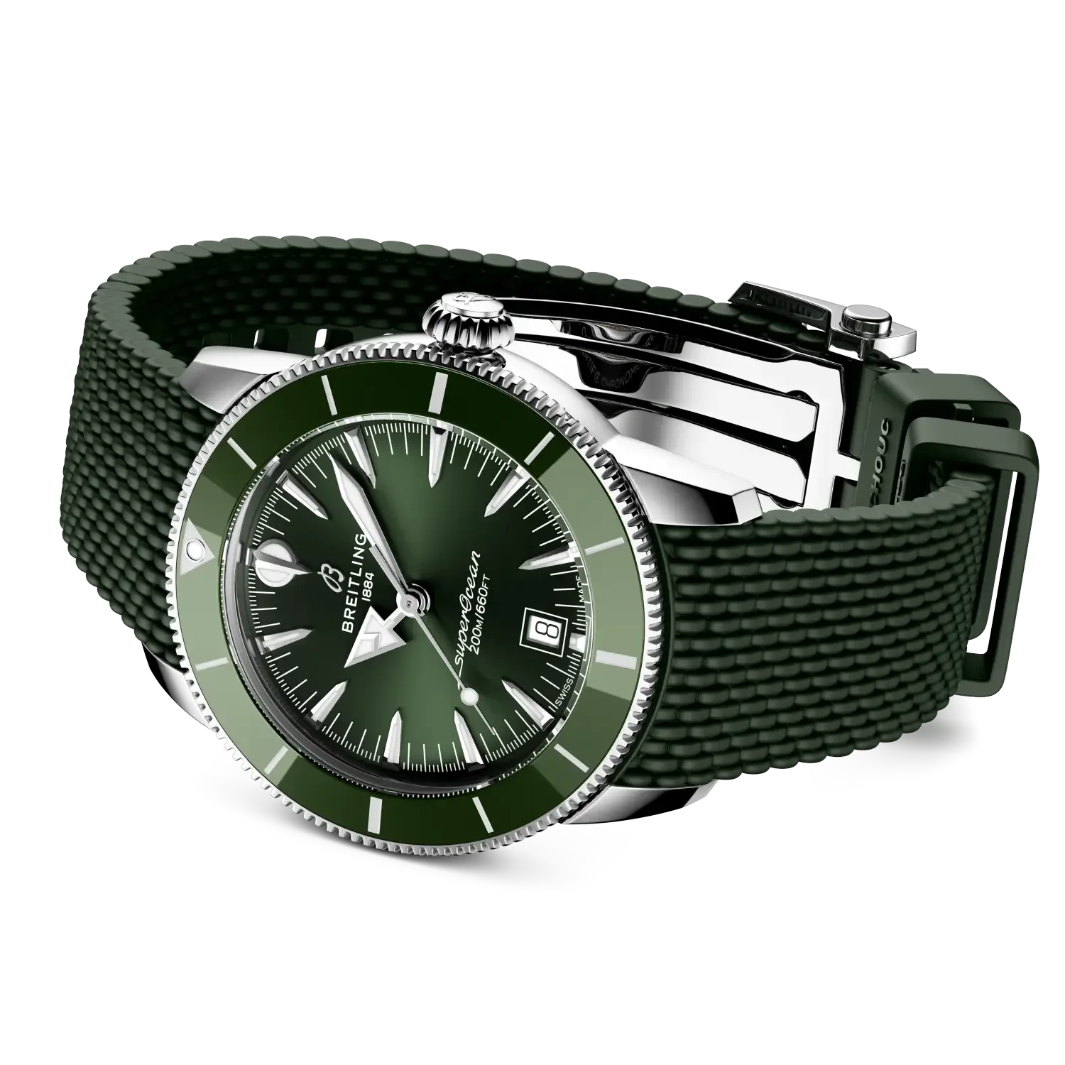 Superocean Heritage B31 Automatic 42- Green - Provident Jewelry