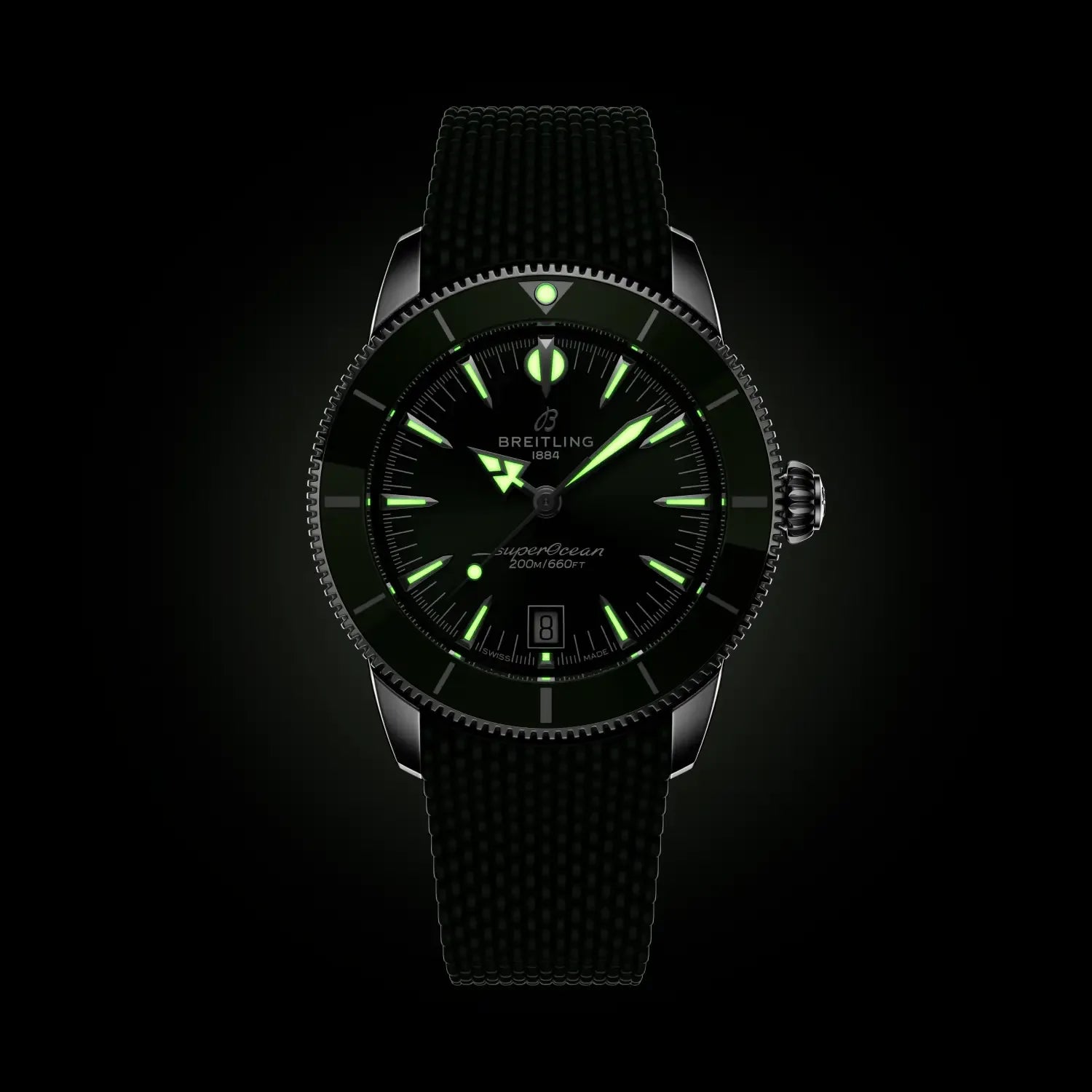 Superocean Heritage B31 Automatic 42- Green - Provident Jewelry