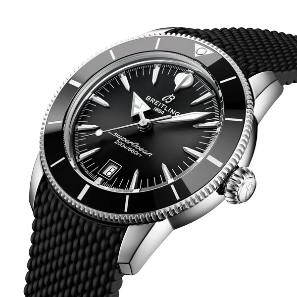 Superocean Heritage B31 Automatic 42- Stainless Steel/ Black - Provident Jewelry