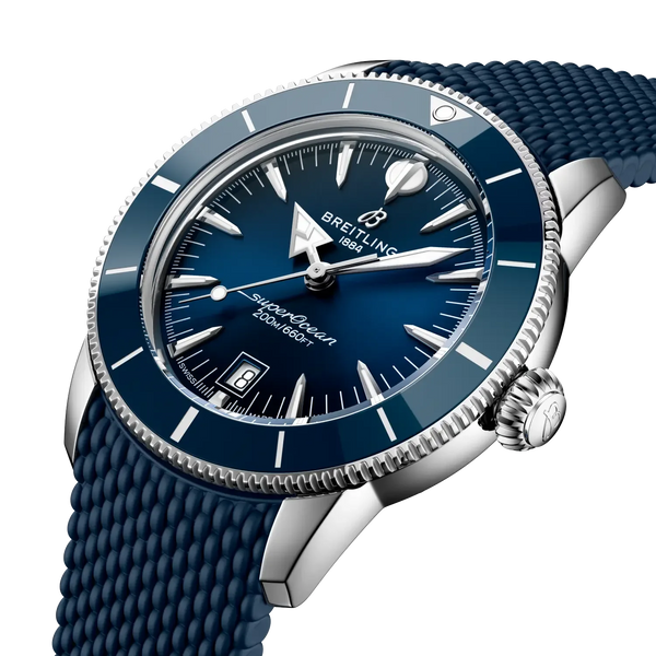 Superocean Heritage B31 Automatic 42- Stainless Steel/ Blue - Provident Jewelry