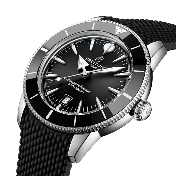 Superocean Heritage B31 Automatic 44- Stainless Steel/ Black - Provident Jewelry