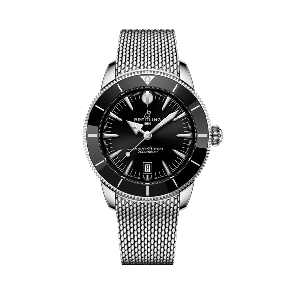Superocean Heritage B31 Automatic 44- Stainless Steel/ Black Dial - Provident Jewelry