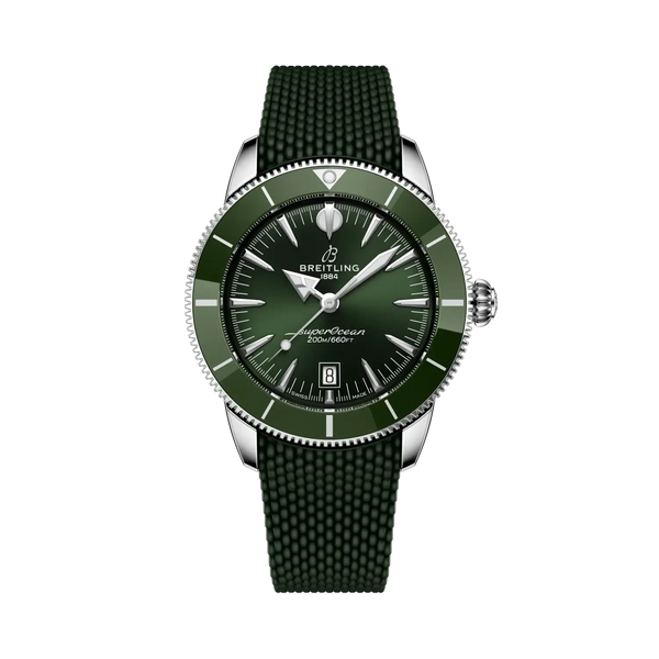 Superocean Heritage B31 Automatic 44- Stainless Steel/ Green - Provident Jewelry