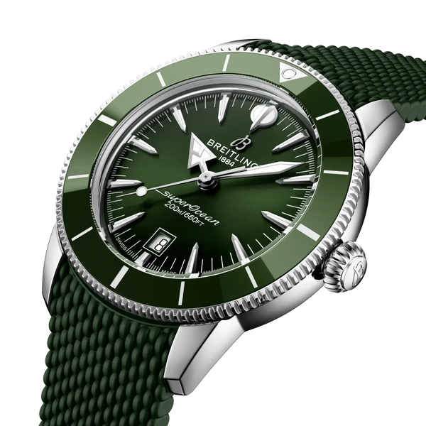 Superocean Heritage B31 Automatic 44- Stainless Steel/ Green - Provident Jewelry
