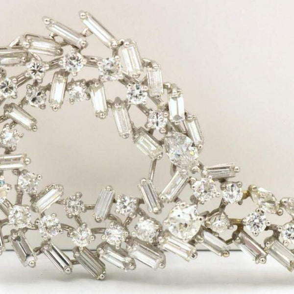 VINTAGE DIAMOND BROOCH