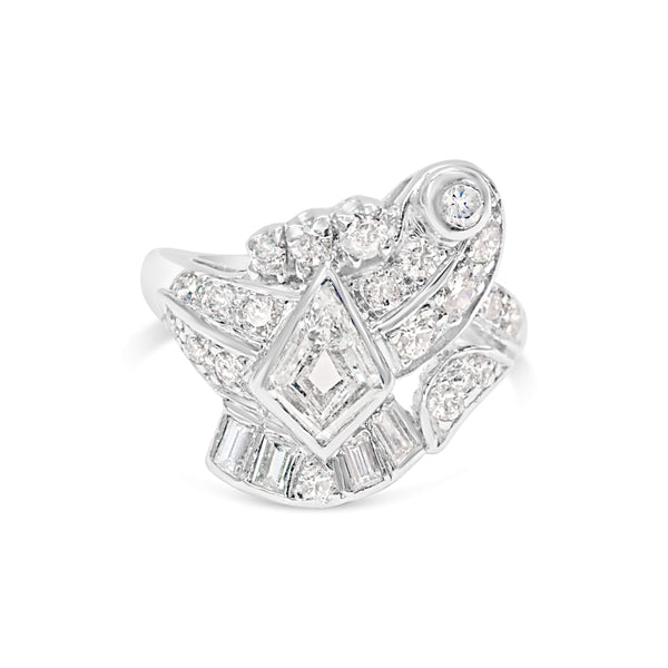 DIAMOND RETRO RING