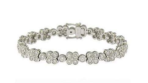 DIAMOND FLOWER BRACELET
