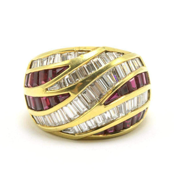 KURT WAYNE RUBY AND DIAMOND RING Provident Jewelery