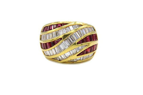 KURT WAYNE RUBY AND DIAMOND RING Provident Jewelery