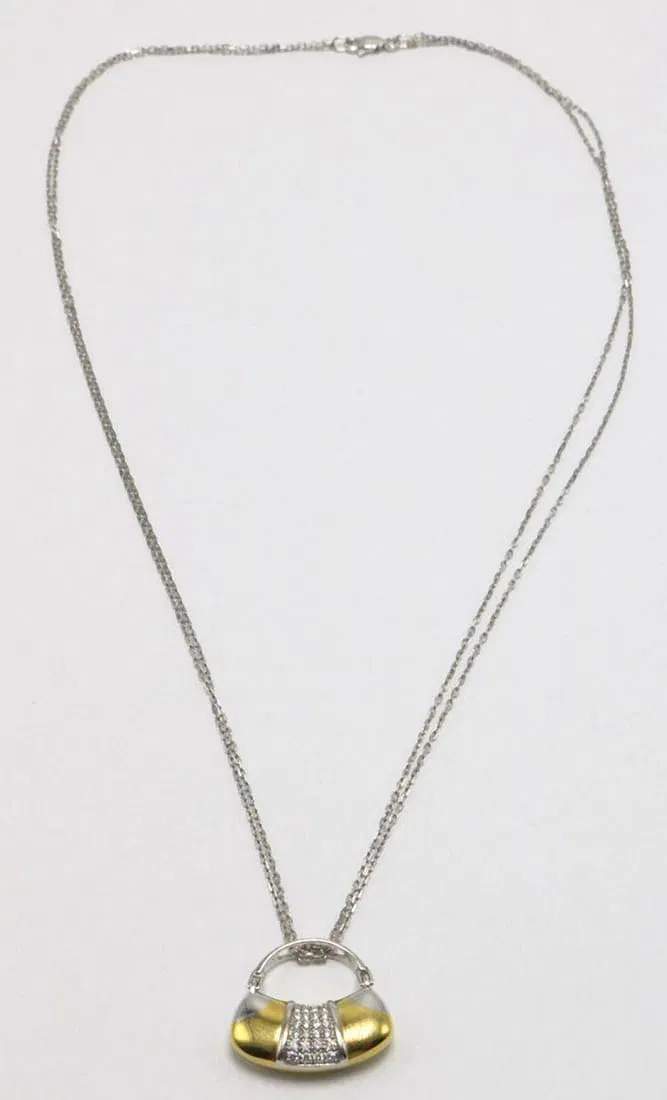 MIRABELLE PURSE DIAMOND NECKLACE Provident Jewelery