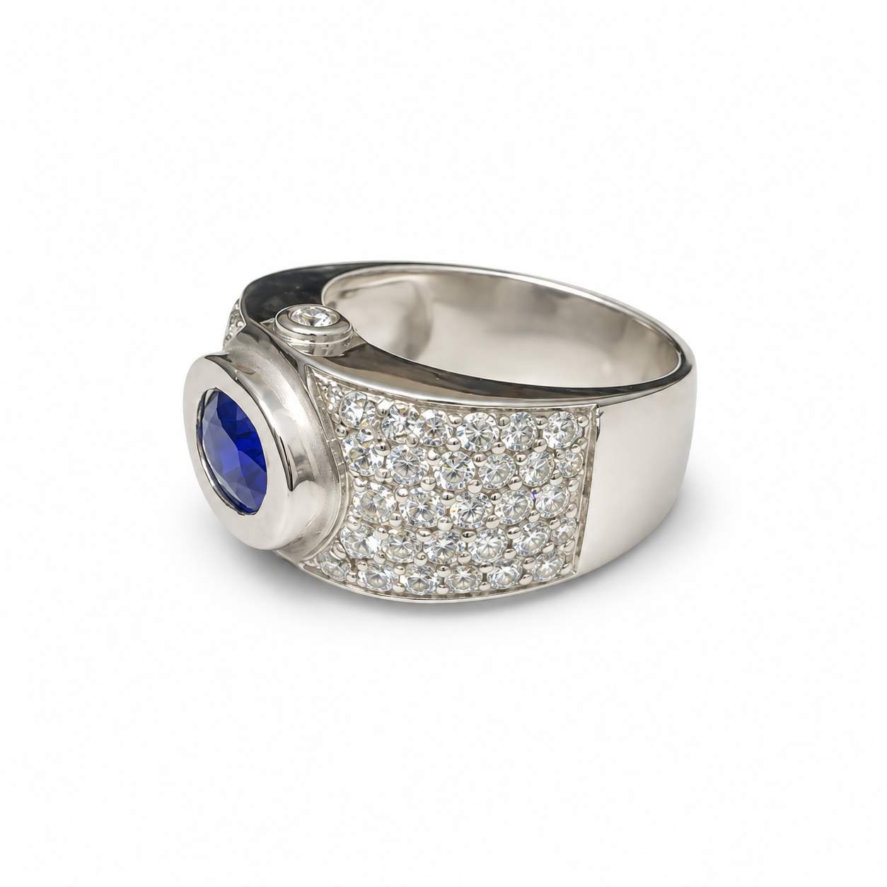Sapphire and Diamond Ring