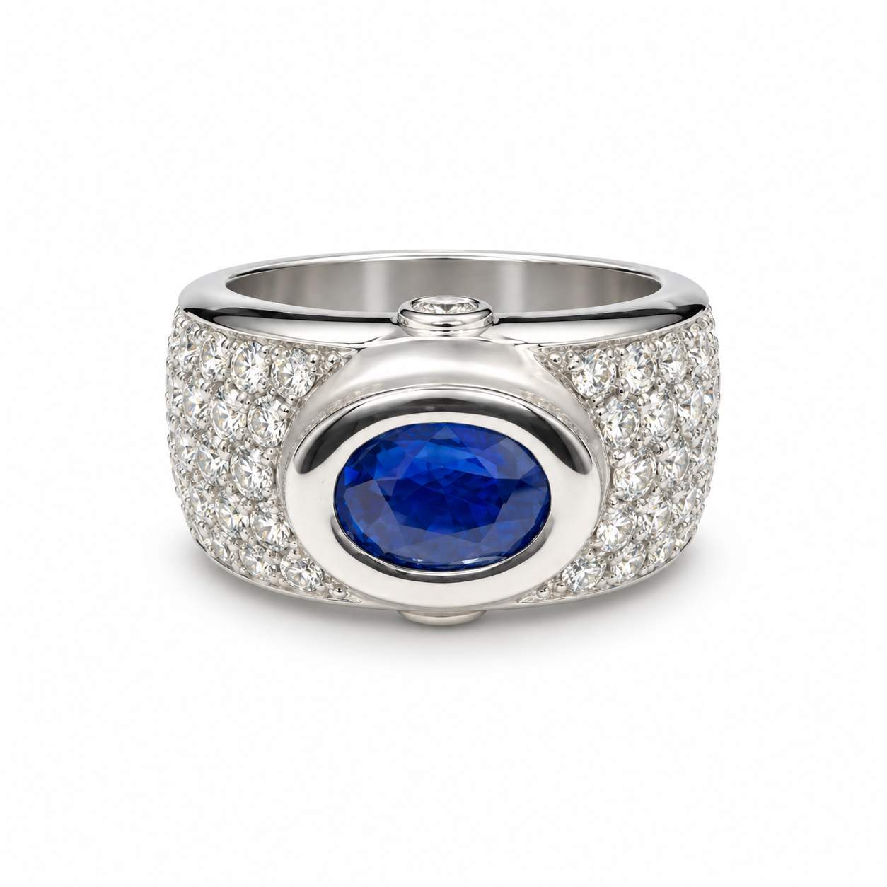 Sapphire and Diamond Ring
