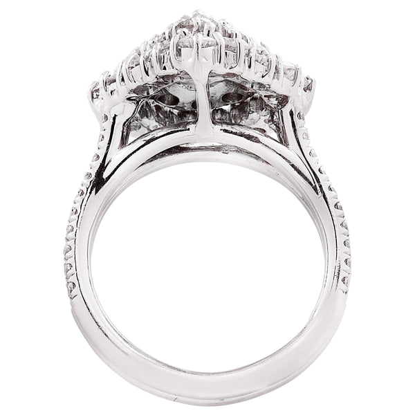 GIA Certified 1.03ct Pear Shape Diamond Cocktail Ring