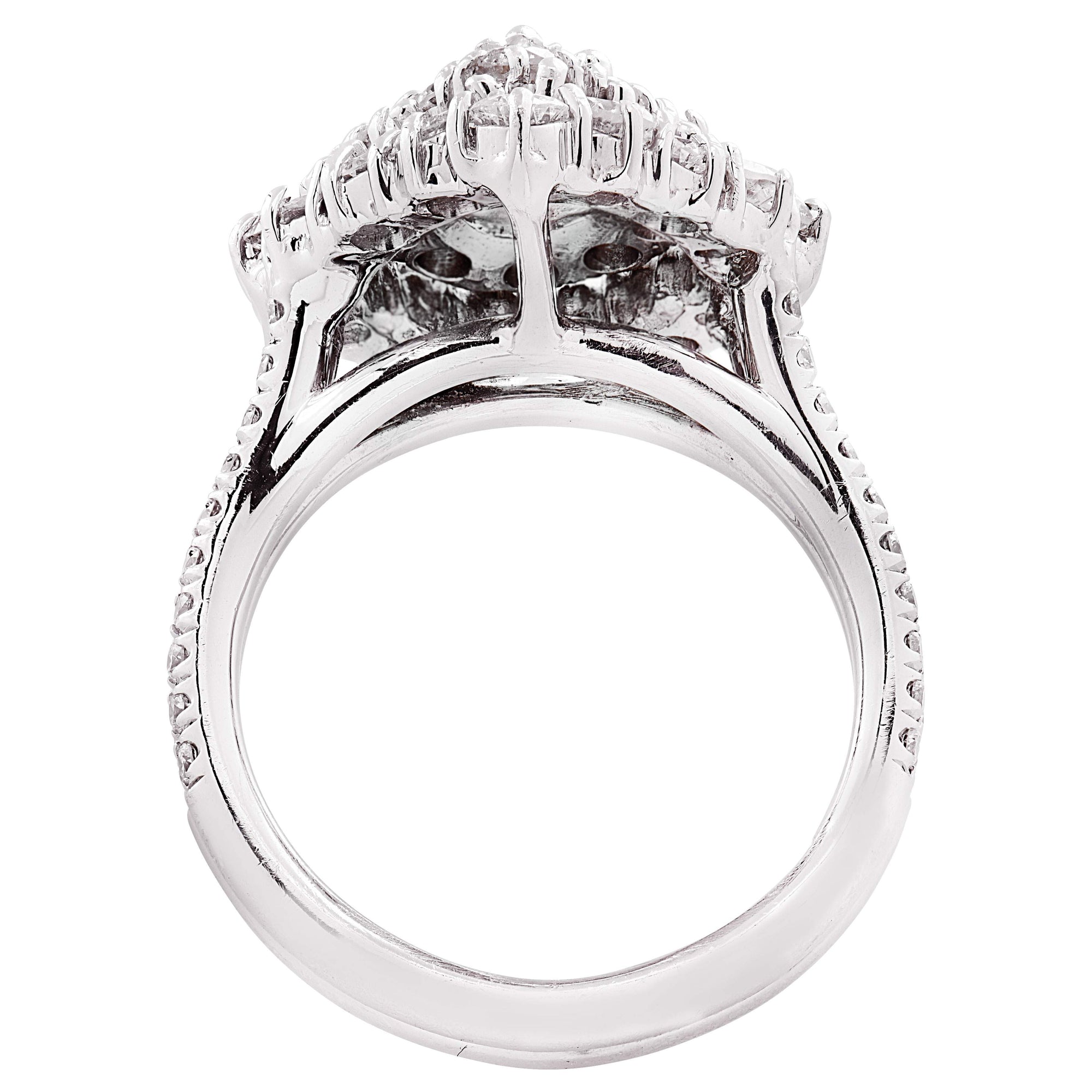 GIA Certified 1.03ct Pear Shape Diamond Cocktail Ring