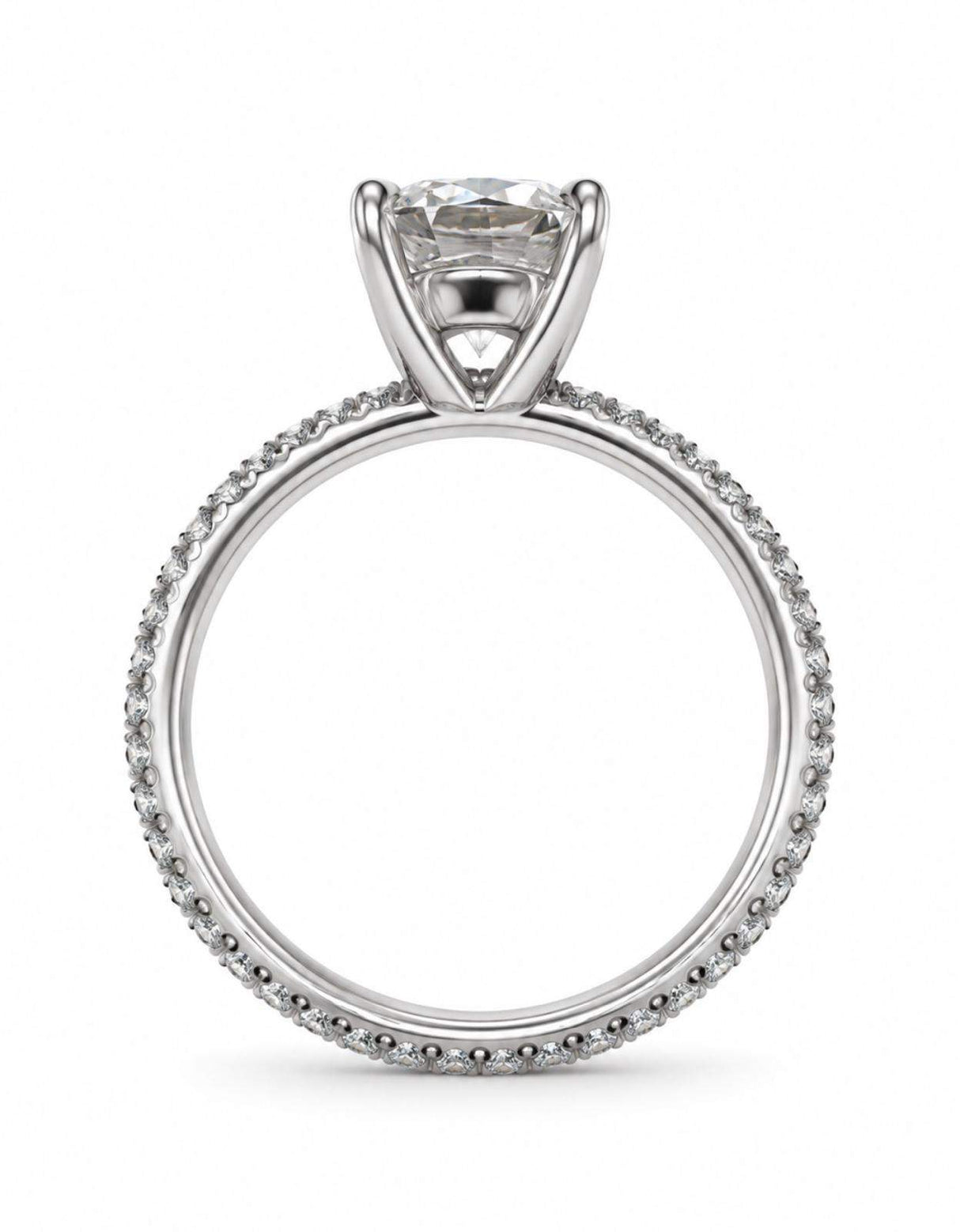 GIA Certified 2.01 Carat Cushion Cut Diamond Engagement Ring