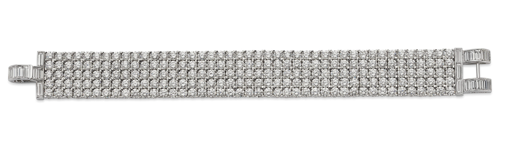 VAN CLEEF & ARPELS DIAMOND RIBBON BRACELET