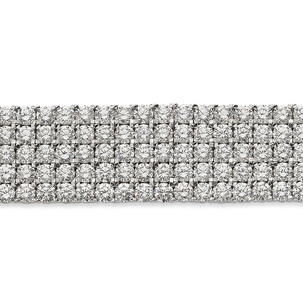 VAN CLEEF & ARPELS DIAMOND RIBBON BRACELET