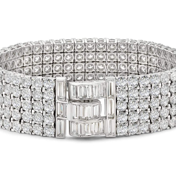 VAN CLEEF & ARPELS DIAMOND RIBBON BRACELET