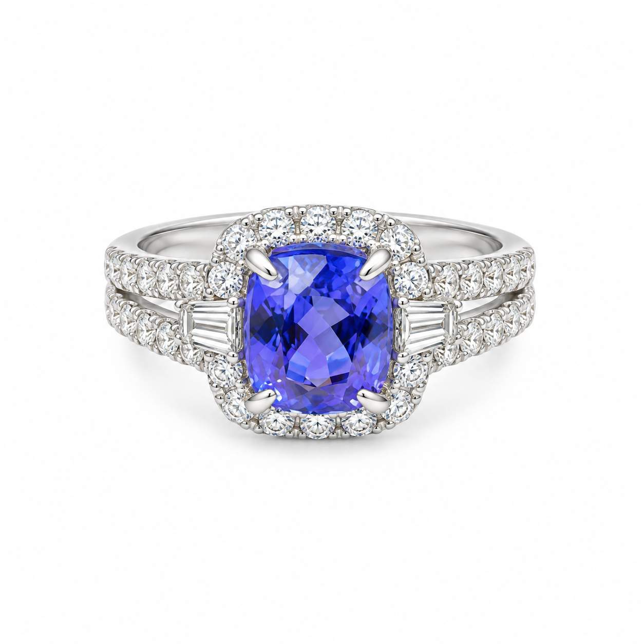 Tanzanite & Diamond Ring