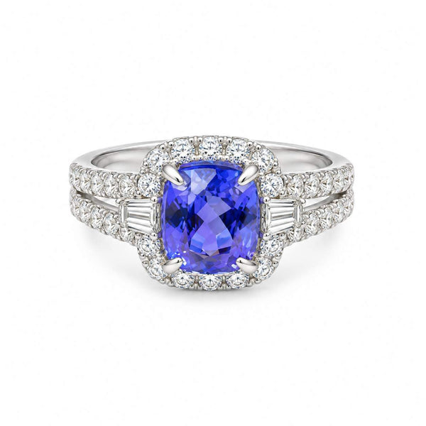 Tanzanite & Diamond Ring