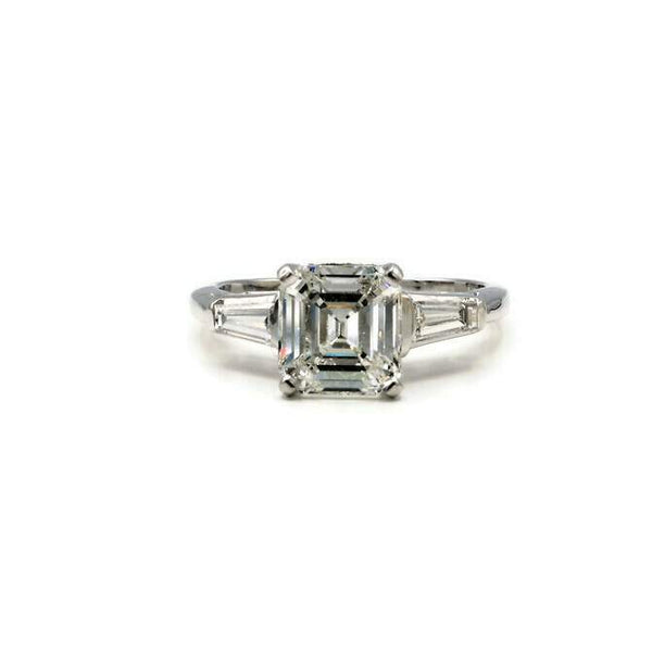 ASSCHER DIAMOND ENGAGEMENT RING