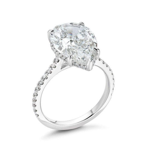 5.01CT PEAR DIAMOND ENGAGEMENT RING