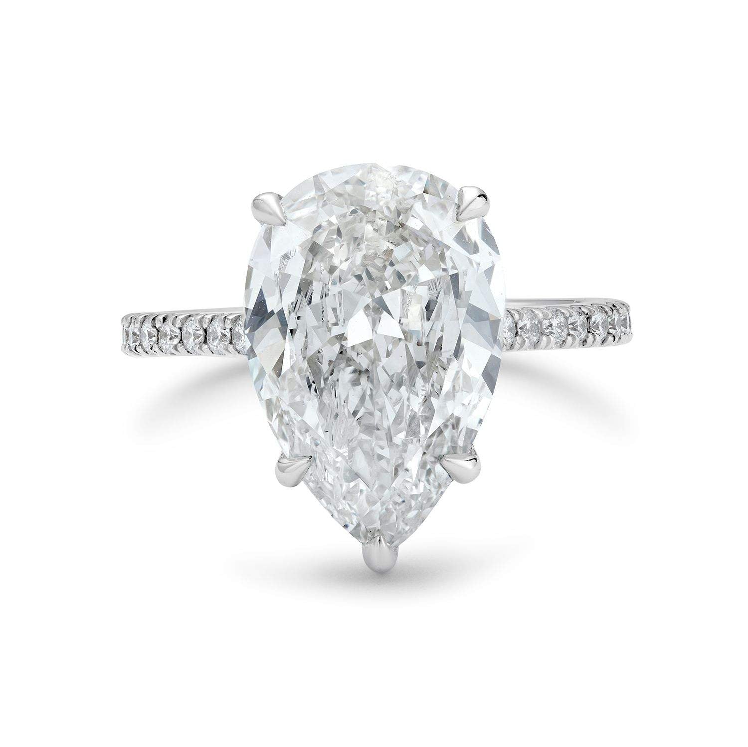 5.01CT PEAR DIAMOND ENGAGEMENT RING
