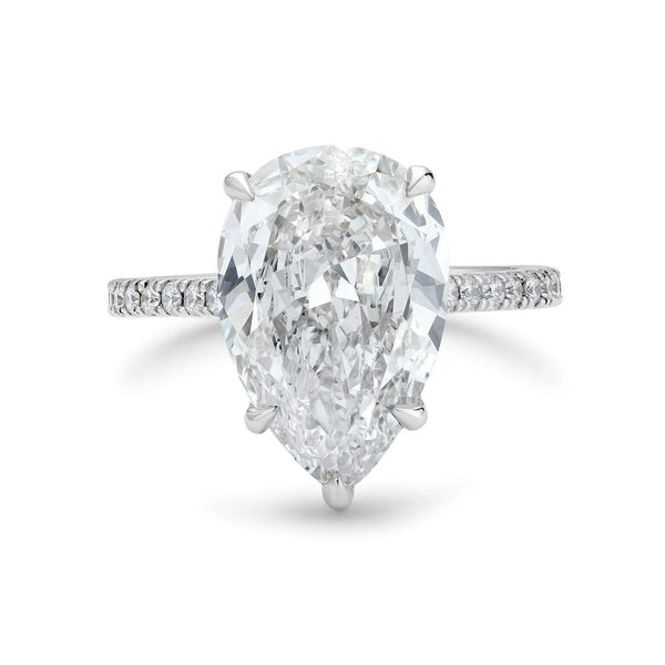 5.01CT PEAR DIAMOND ENGAGEMENT RING