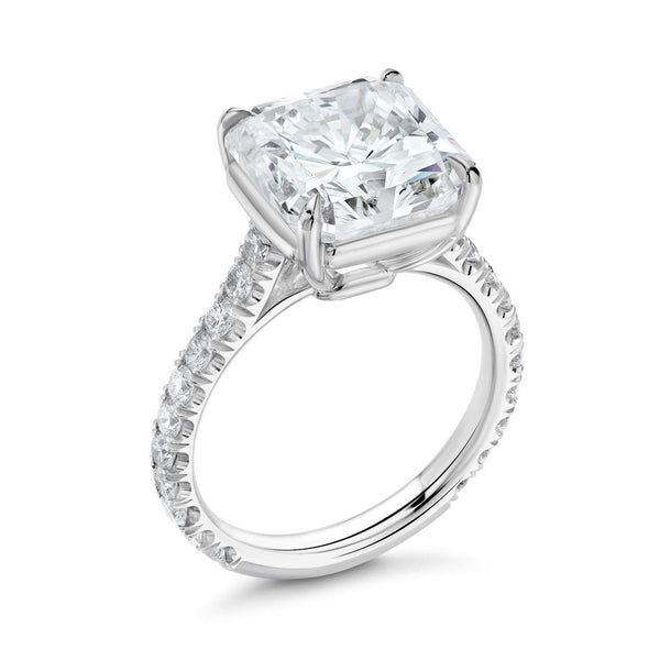 RADIANT DIAMOND ENGAGEMENT RING