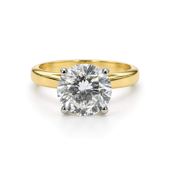 GIA Certified 2.00 Carat Round Brilliant Cut Diamond Engagement Ring