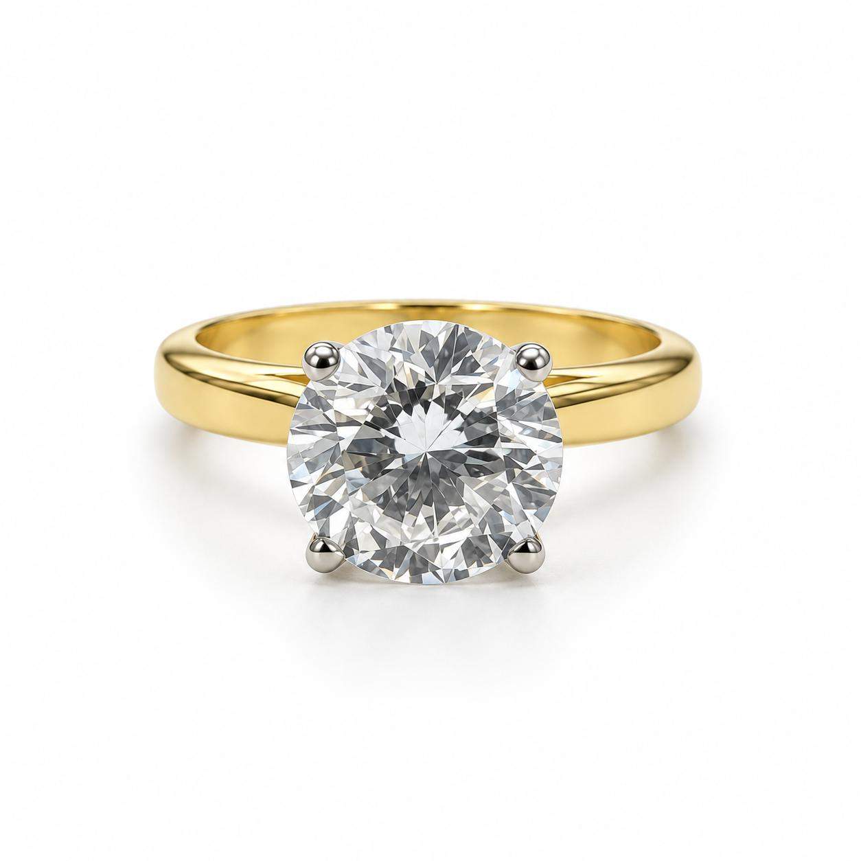 GIA Certified 2.00 Carat Round Brilliant Cut Diamond Engagement Ring