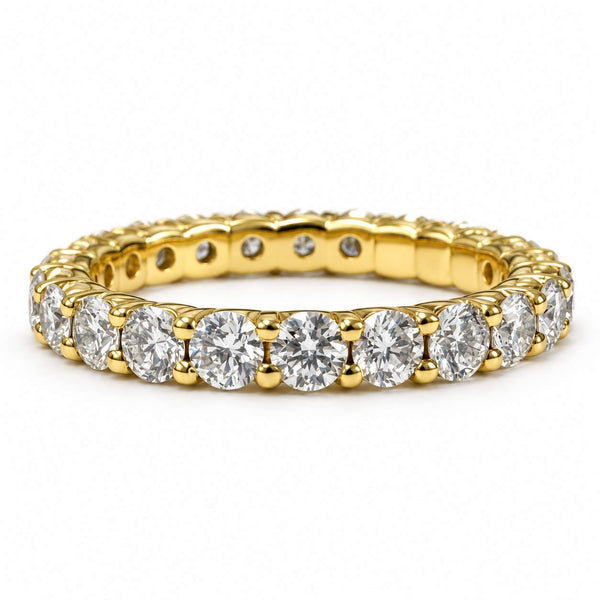 1.59 Carat Round Brilliant Cut Diamond Eternity Band