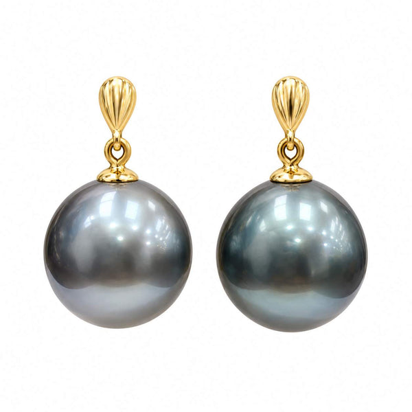 Tahitian Cultured Pearl Drop Earrings