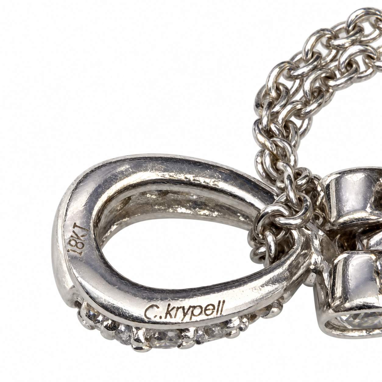 Charles Krypell Citrine & Diamond Pendant