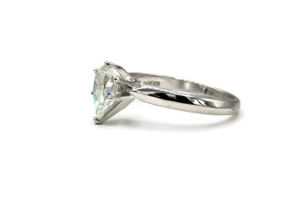 PEAR DIAMOND ENGAGEMENT RING Provident Jewelery
