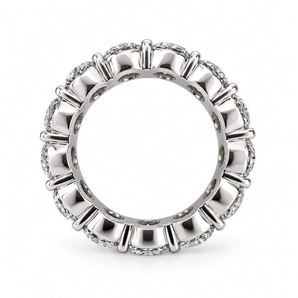 6.20 Carat Round Brilliant Cut Diamond Eternity Band</br>