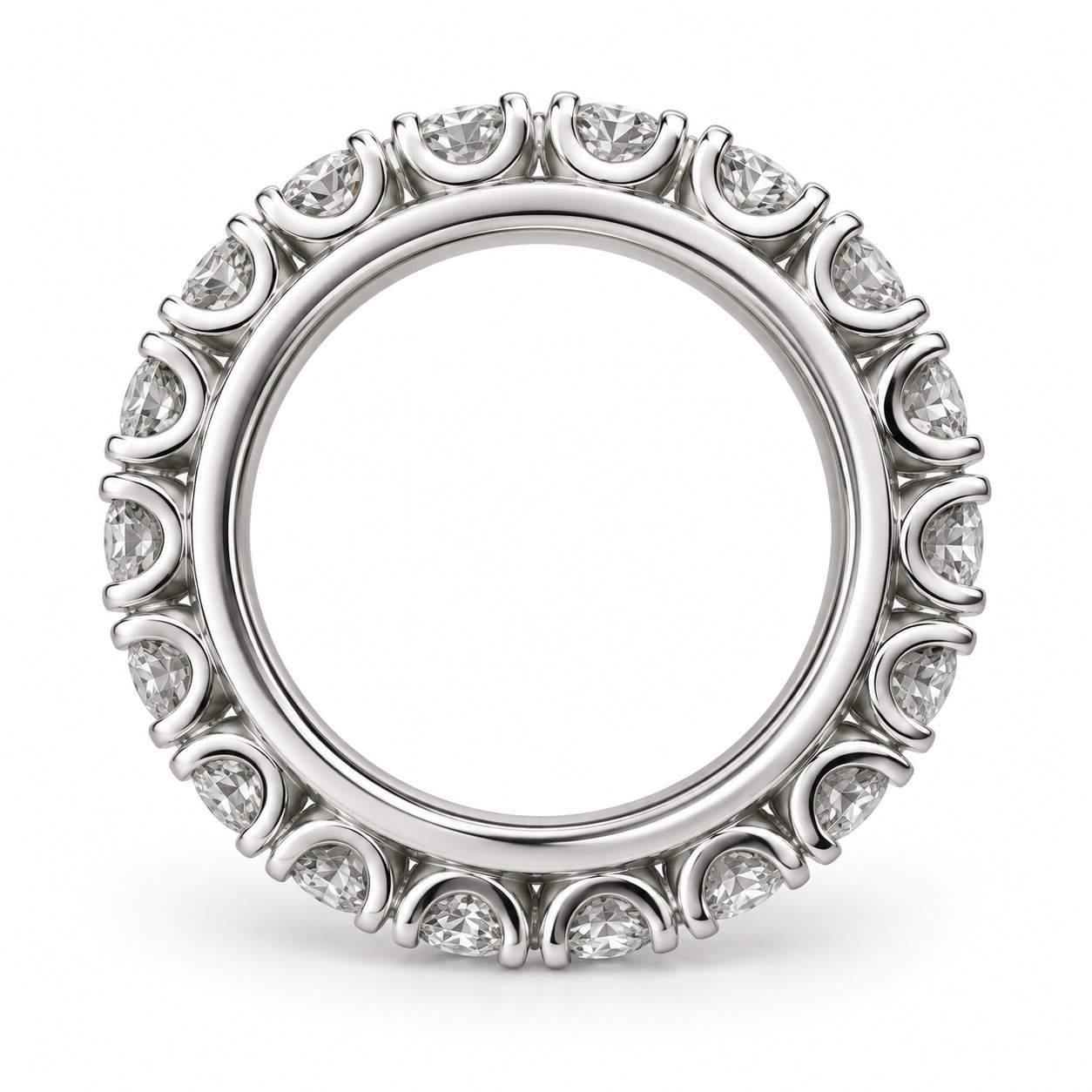 2.70 Carat Round Brilliant Cut Diamond Eternity Band