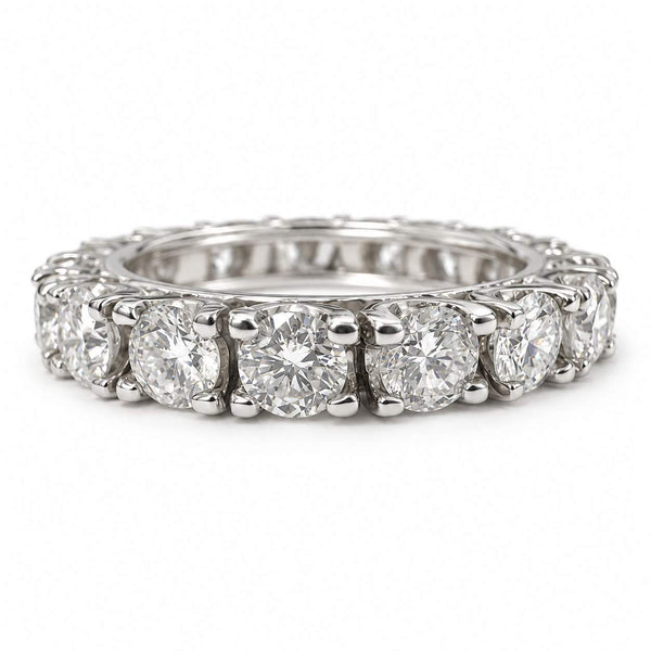 2.70 Carat Round Brilliant Cut Diamond Eternity Band
