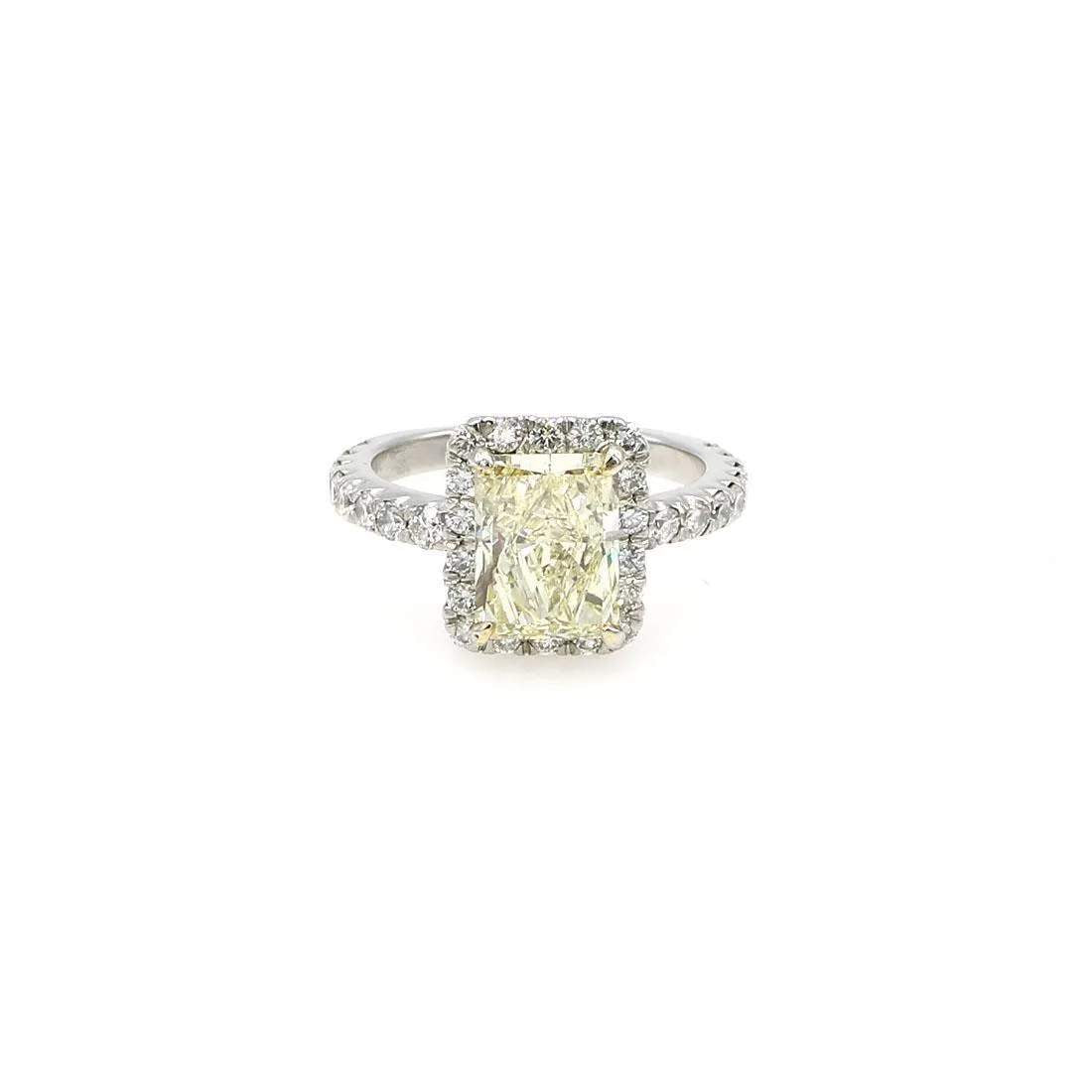 YELLOW DIAMOND ENGAGEMENT RING