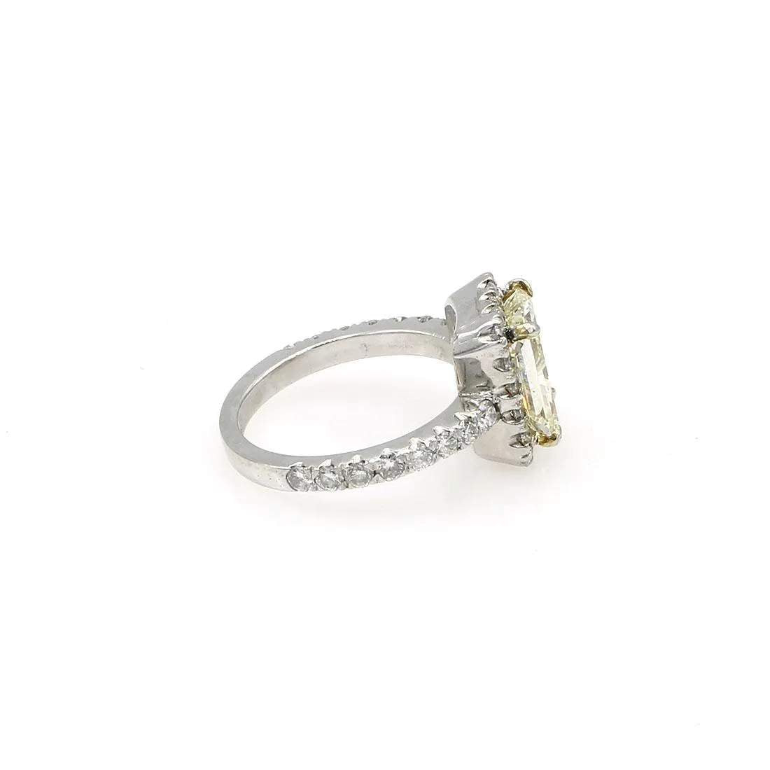 YELLOW DIAMOND ENGAGEMENT RING