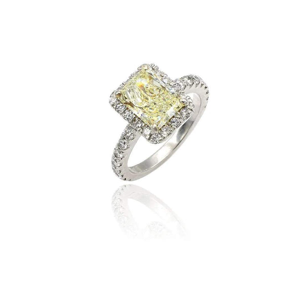YELLOW DIAMOND ENGAGEMENT RING