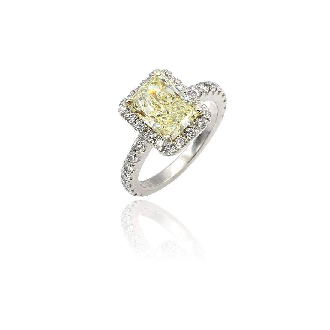 YELLOW DIAMOND ENGAGEMENT RING
