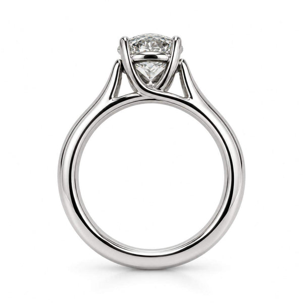 GIA Certified 1.62 Carat Round Brilliant Cut Diamond Engagement Ring