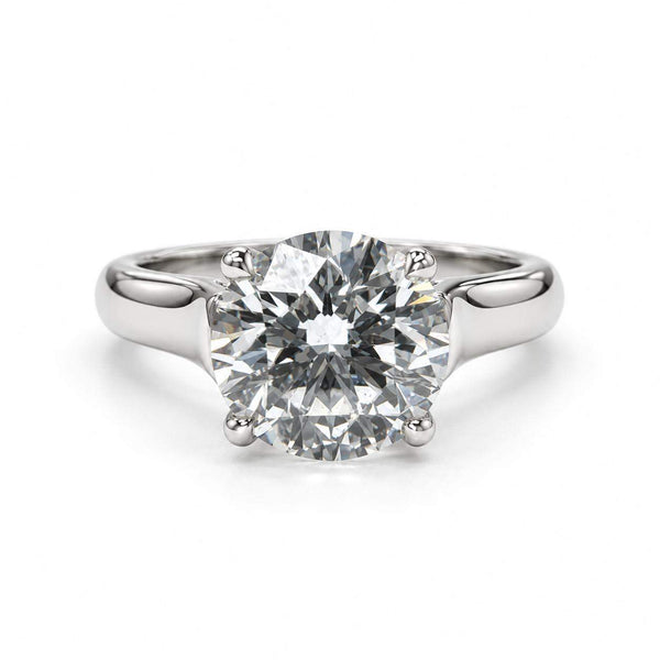 GIA Certified 1.62 Carat Round Brilliant Cut Diamond Engagement Ring