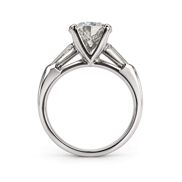 GIA Certified 1.53 Carat Round Brilliant Cut Diamond Engagement Ring
