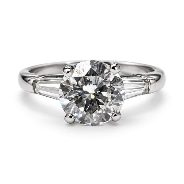 GIA Certified 1.53 Carat Round Brilliant Cut Diamond Engagement Ring