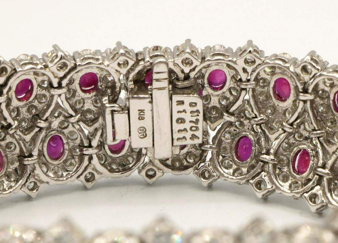 RUBY AND DIAMOND BRACELET