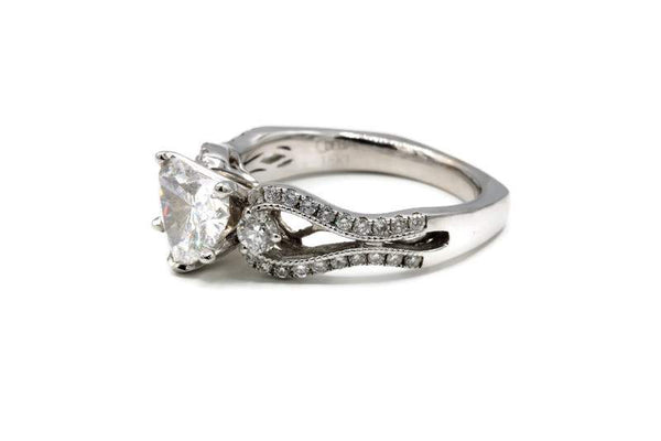 HEART DIAMOND ENGAGEMENT RING