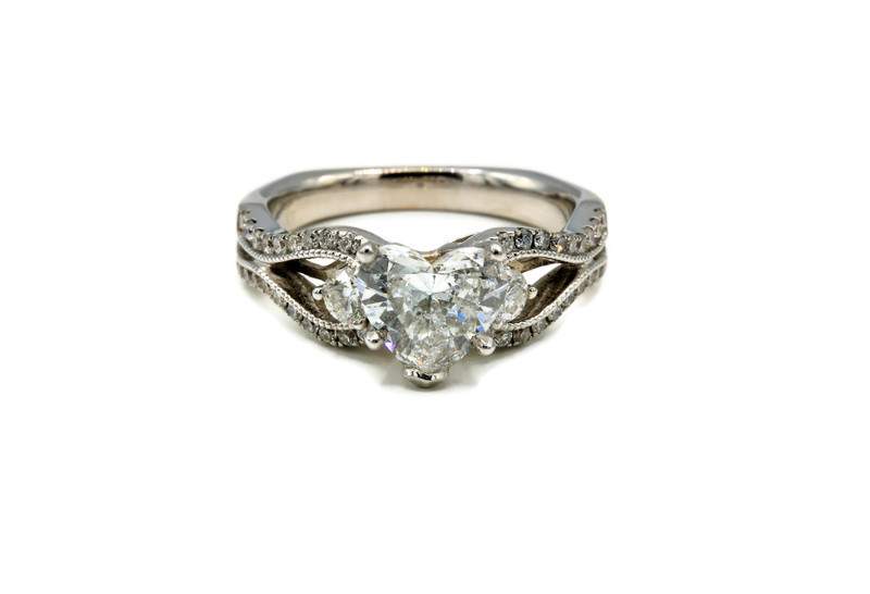 HEART DIAMOND ENGAGEMENT RING
